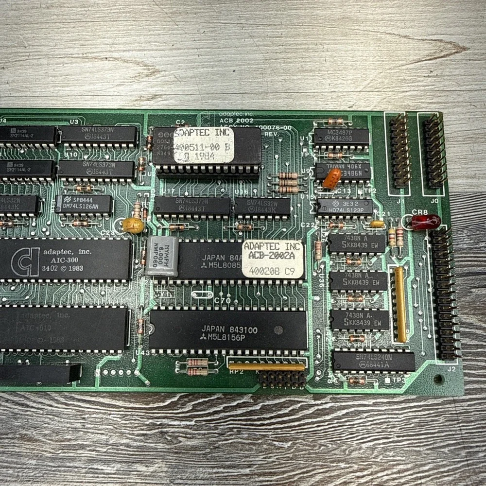 adaptec inc. ACB 2002 ASSY NO. 400076-00 REV.C Controller Card - Untested /parts