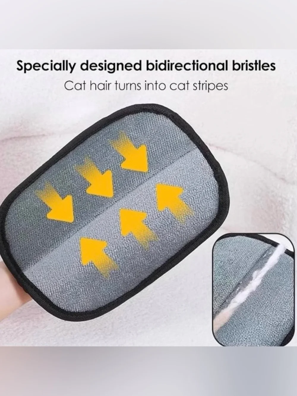 💞 New Black Pet Puppy Dog & Cat Hair Removal Glove