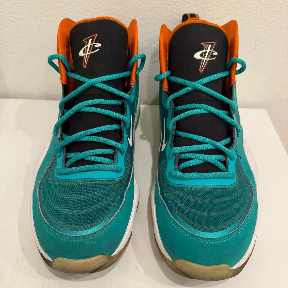 Nike Air Penny V Atomic Teal Miami Dolphins 537331-300 Men’s Size 11 w/ Box EUC