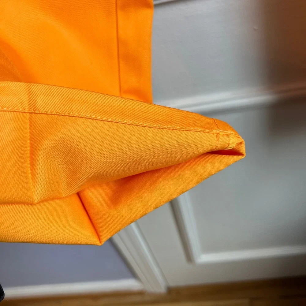 NWT 70s Vintage Izod Lacoste Pants Preppy Bright Orange Men's‎ Size Medium 30x36