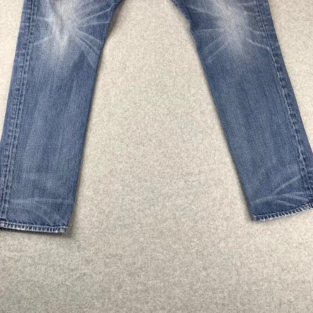 True Religion Dean Jeans Mens 42x32 Blue Modern Tapered Medium Wash Denim‎