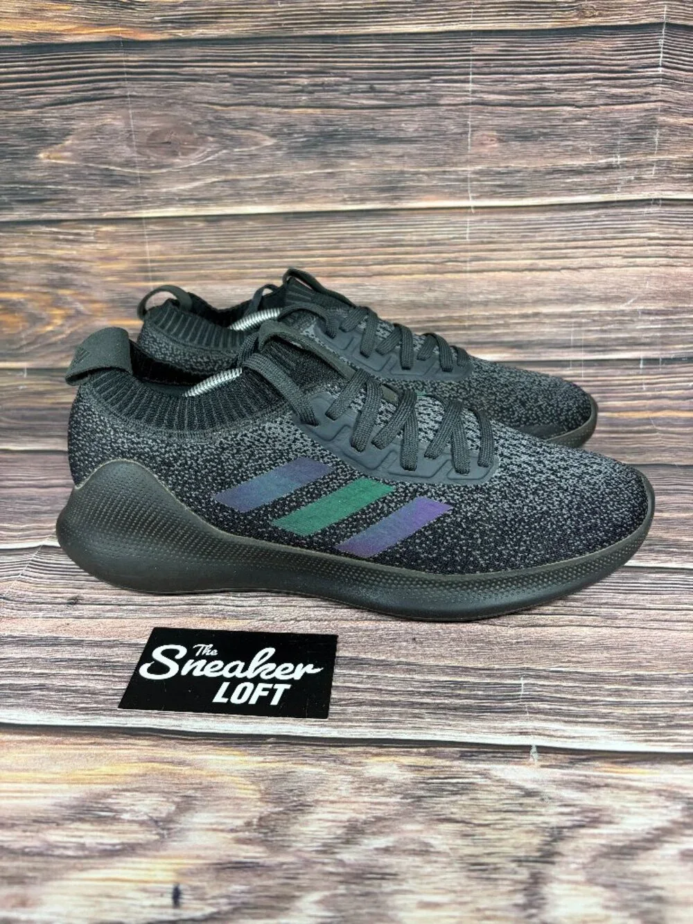 Adidas‎ Purebounce+ Core Black Men's Athletic Lace Up Shoes Size 11.5