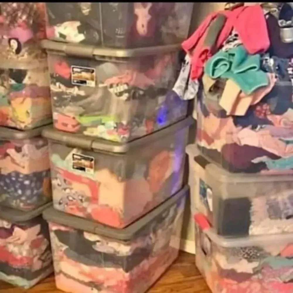 1/2 Tote of baby girls clothing (20 items)