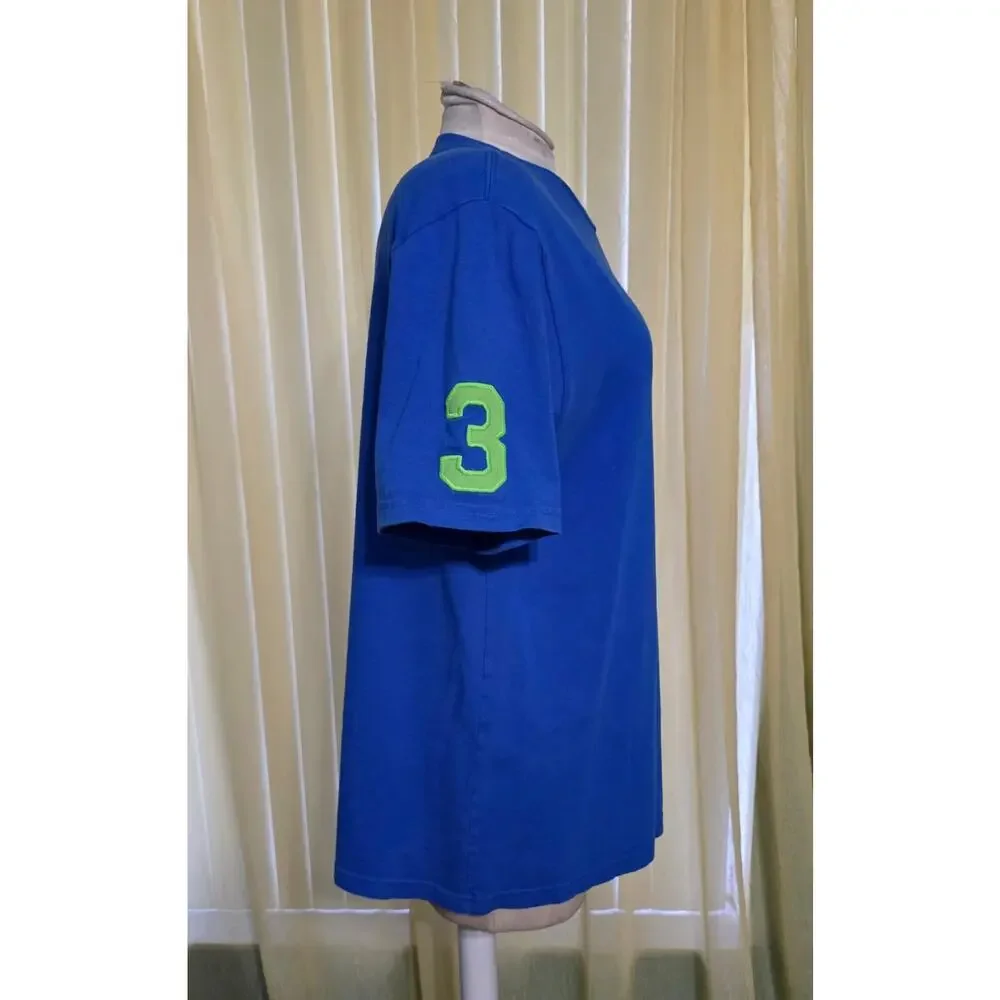 Polo Ralph Lauren Big Pony Embroidered T-shirt Boys XL 18-20 Blue Short Sleeve