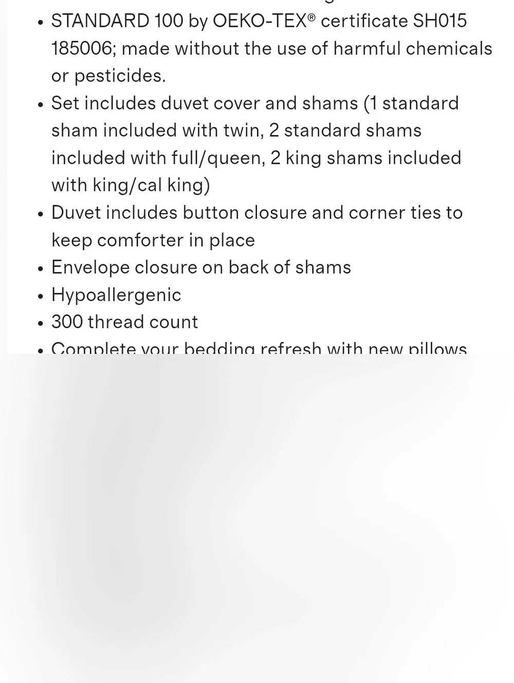 Quince bedding can