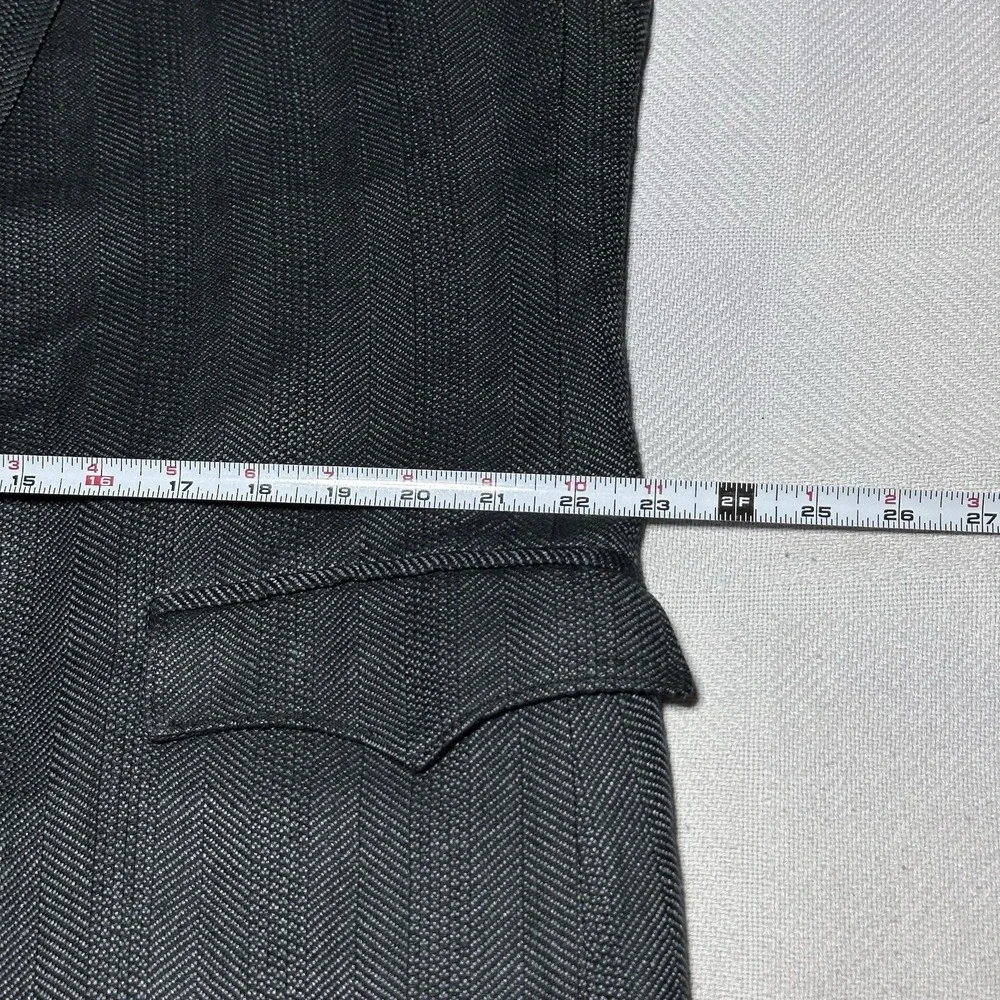 Vintage Circle S Sportscoat Blazer 48L Western Silk‎ Blend Herringbone USA Made