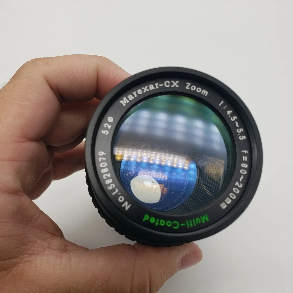 Marexar CX 1:4.5 f=80-200mm MultiCoated Camera Lens for Minolta W/ Original Case