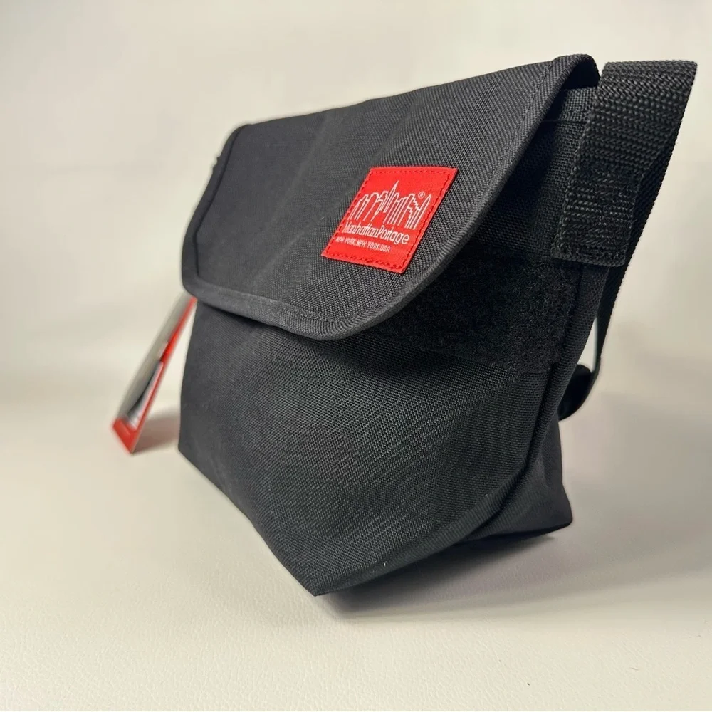NEW Manhattan Portage Messenger Bag Black Crossbody Bag