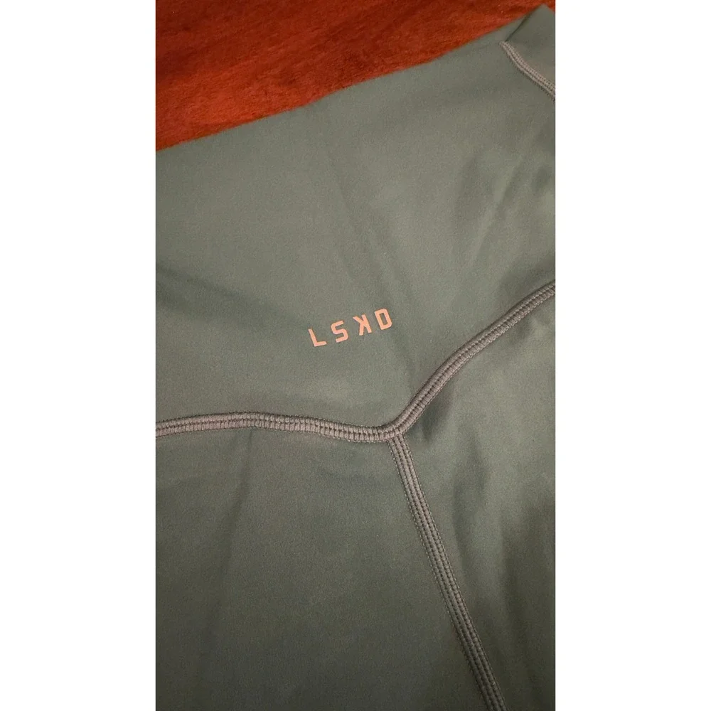 LSKD Elixir Ultra High-Rise Full Length Legging Pockets Teal Women's L, NEW, NWT