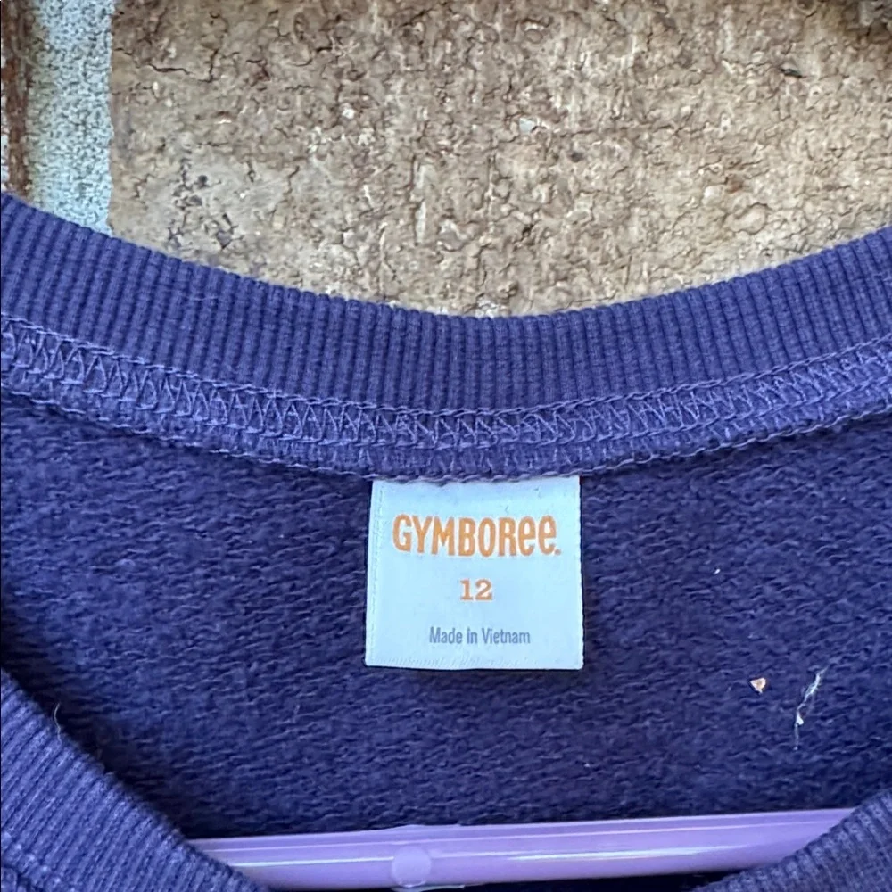 Gymboree Sweatshirt Blue Moon and Stars Knit Dress size 12
