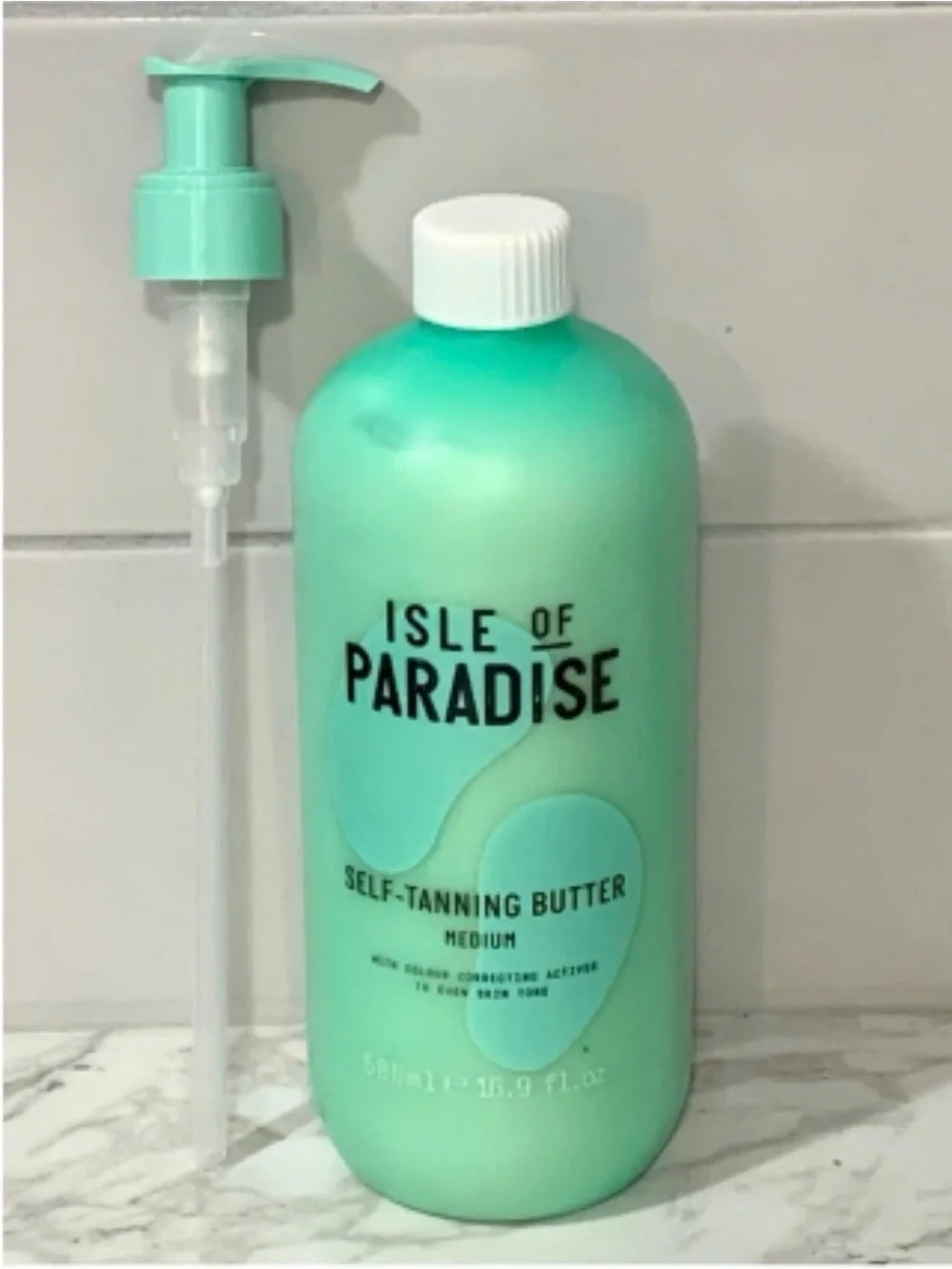 (500 ml) bottle of Isle of Paradise Self-Tanning Butter
