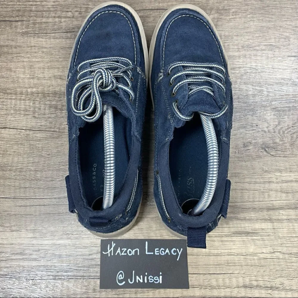 G.H. Bass & Co. bass~men’s~”hooper”~navy blue~suede