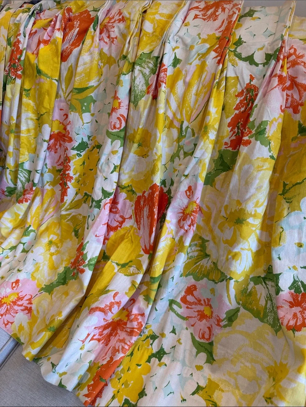 Vintage hem fabric