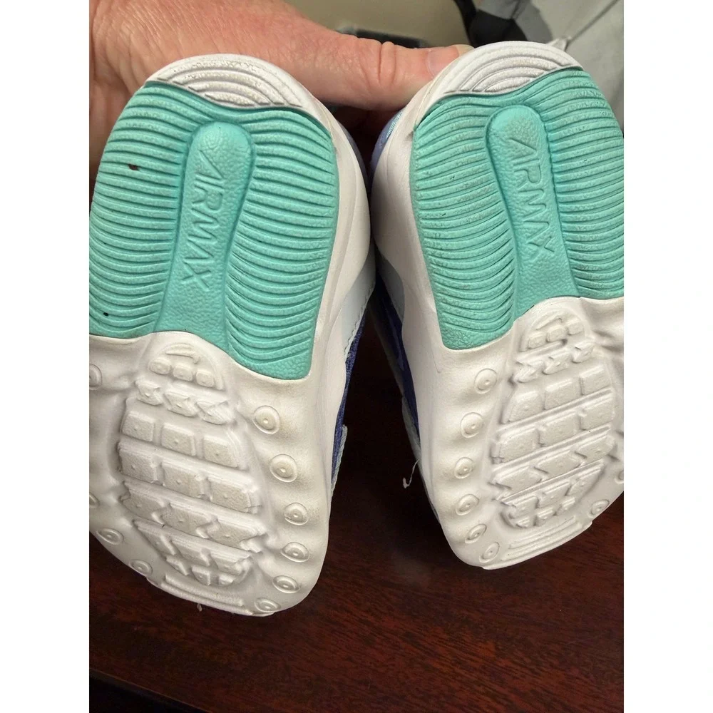 Nike Air Max Bolt Toddler Kids Shoes Light Violet Teal CW1629-500 Size 5C