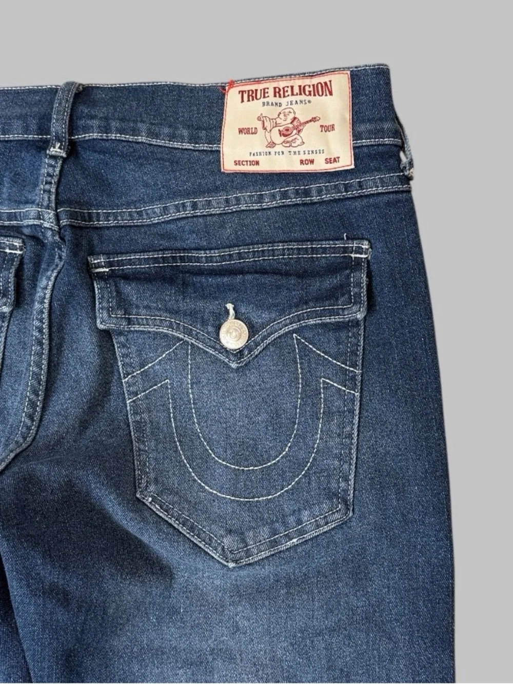 True Religion Ricky Relaxed Straight Denim Jeans