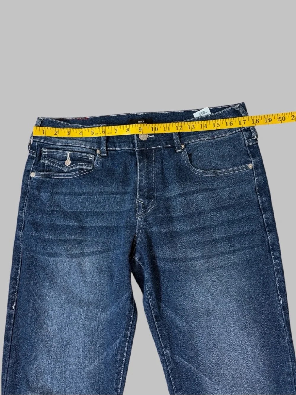 True Religion Ricky Relaxed Straight Denim Jeans