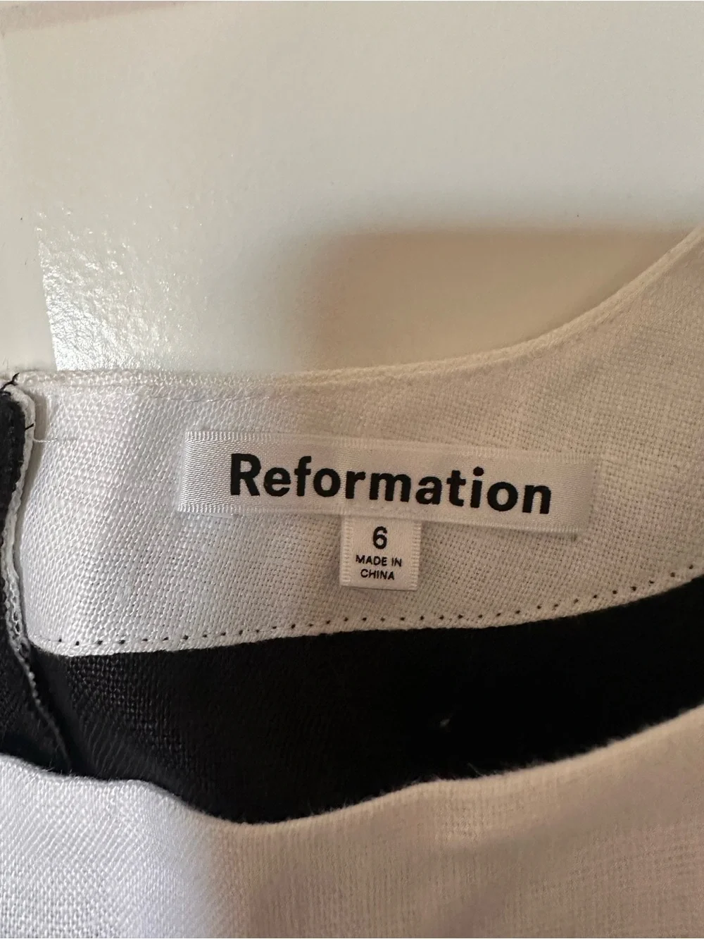 Reformation robbie linen