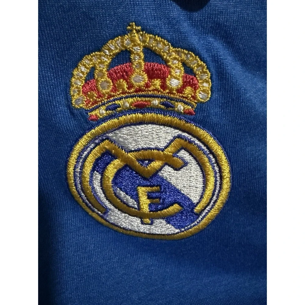 Adidas Real Madrid Away Soccer Jersey Small 2013/14 Ronaldo 7 Blue #AA10-1
