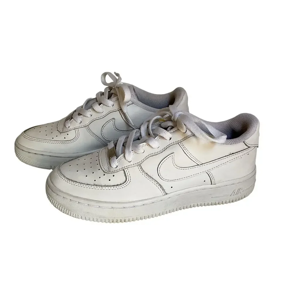 Nike Air Force 1 Sneakers Youth 5.5Y Women's 7  Low White Casual