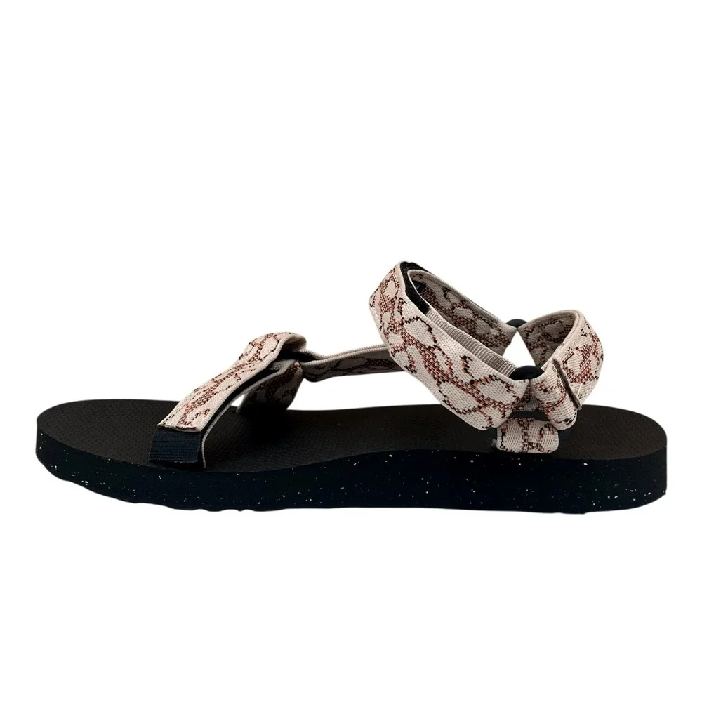 Teva Men's Universal Reloop Sport Adjustable Sandal Size 10 Natural Black Beige