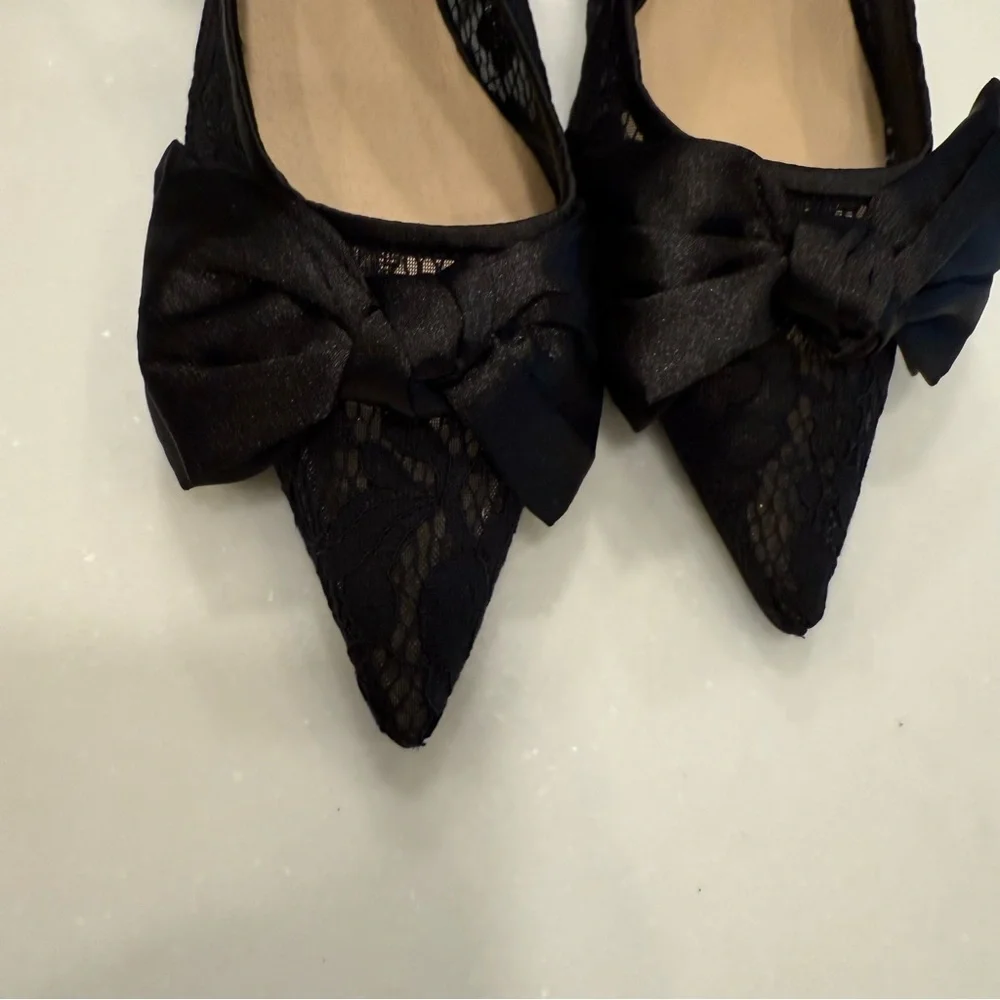 Jack Rogers satin sling bow