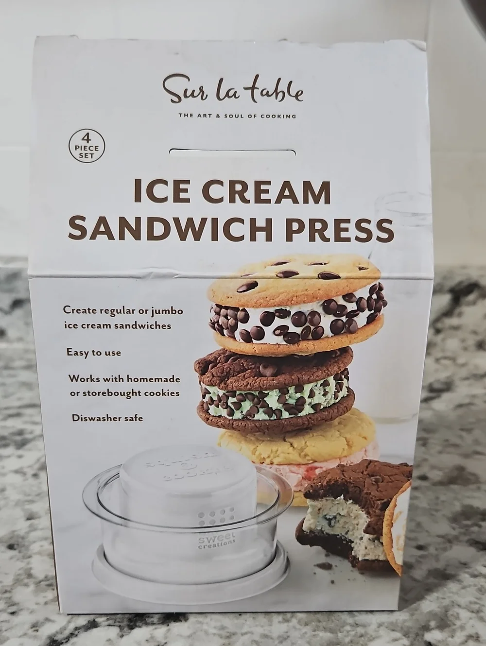 Sur La Table Ice Cream Sandwich Press NWOT