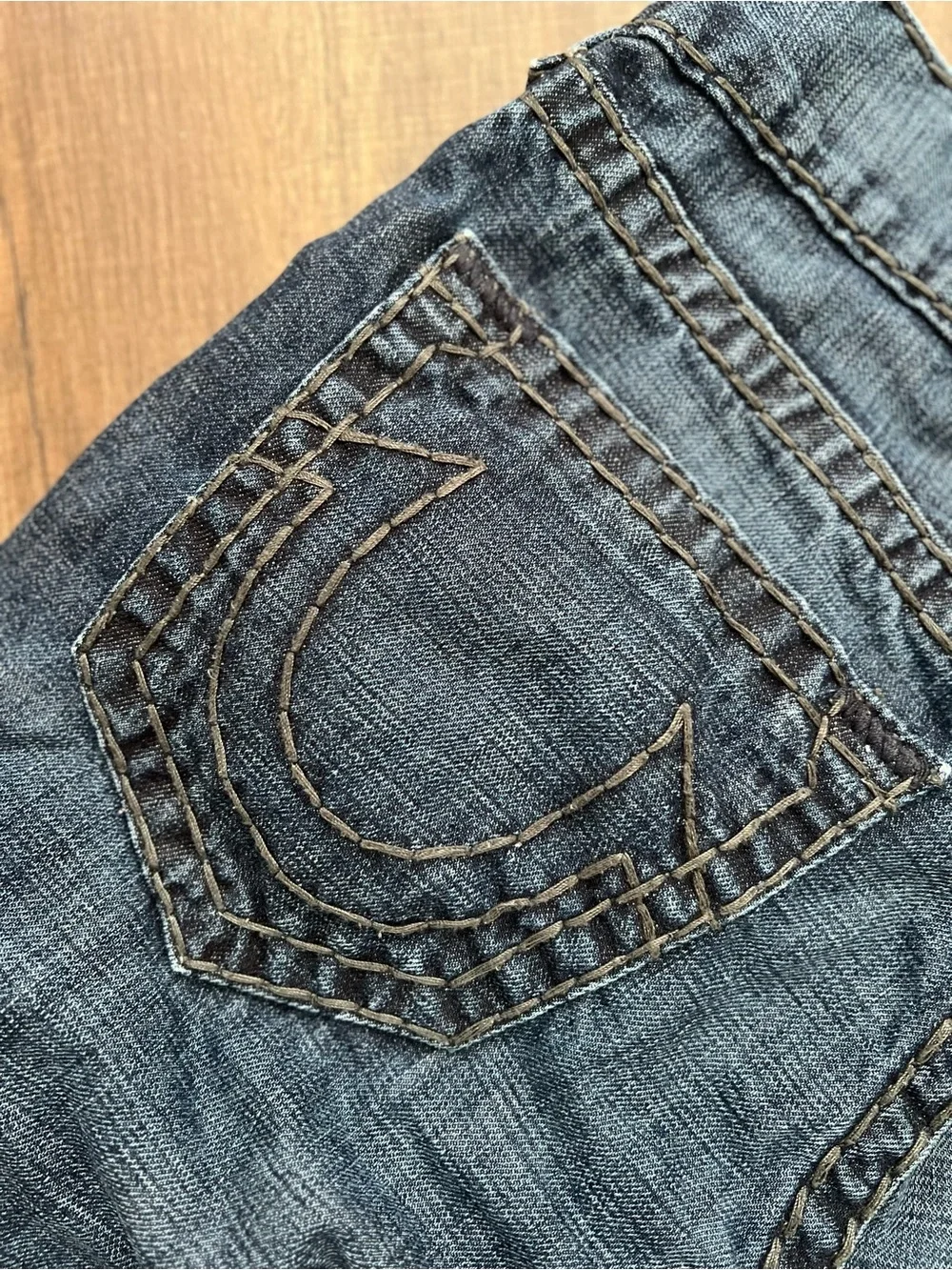 True Religion Rocco Super T Dark Midnight Jeans