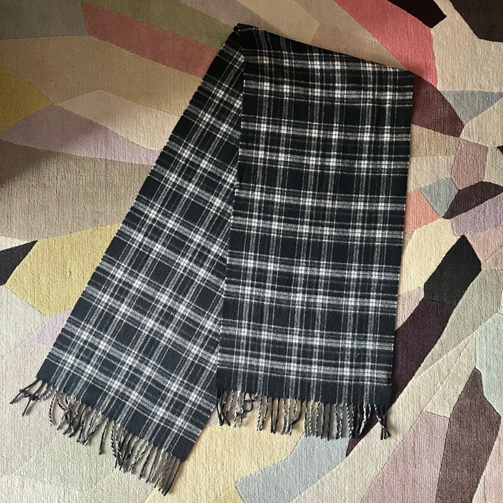 NWOT! Golden Goose Deluxe Brand Goldeny Plaid Scarf