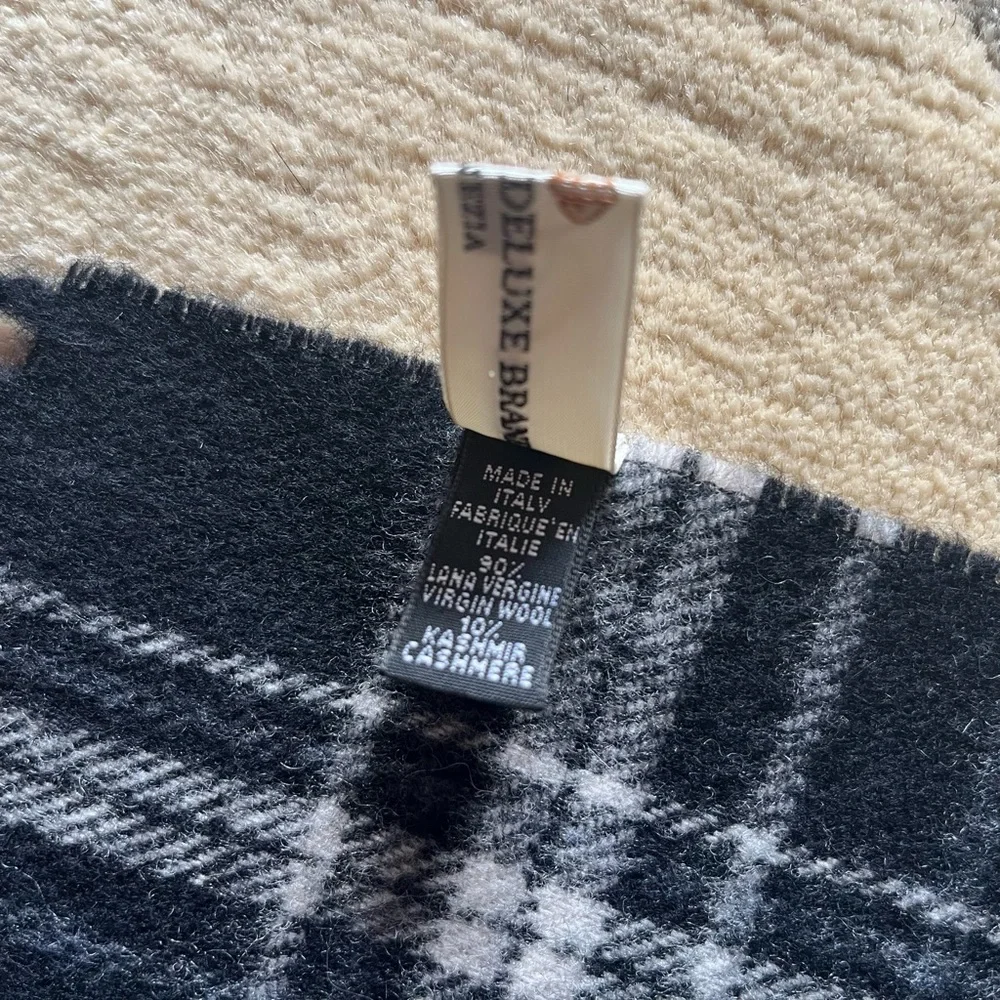 NWOT! Golden Goose Deluxe Brand Goldeny Plaid Scarf