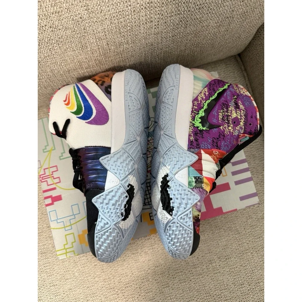 Nike NEW Kyrie Five Kybird S2 Multi-Color Sneaker Kid Size 3.5Y