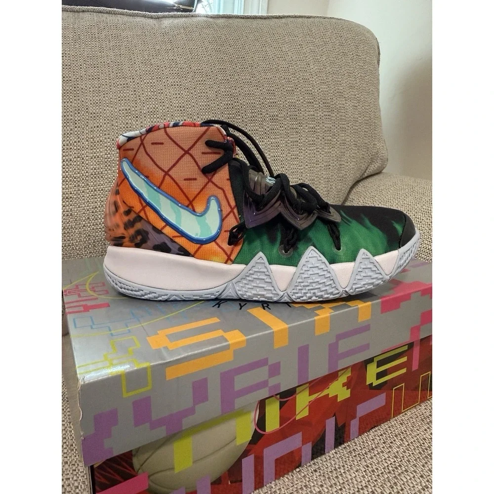 Nike NEW Kyrie Five Kybird S2 Multi-Color Sneaker Kid Size 3.5Y