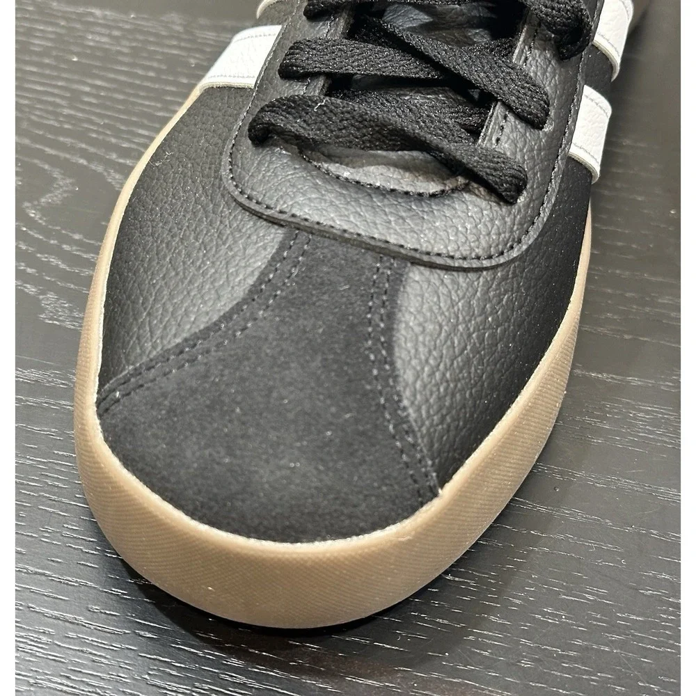 adidas VL Court 3.0 Men's Size 8.5 Black White Gum ID6286 NEW
