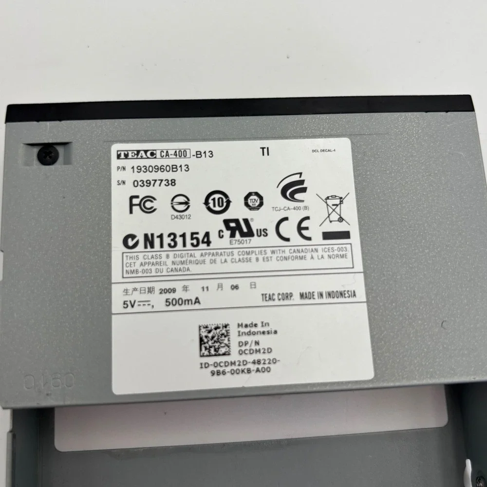TEAC CA-400-B13 Internal Multi Card Reader PC 3.5 Bay Black Excellent 0CDM2D