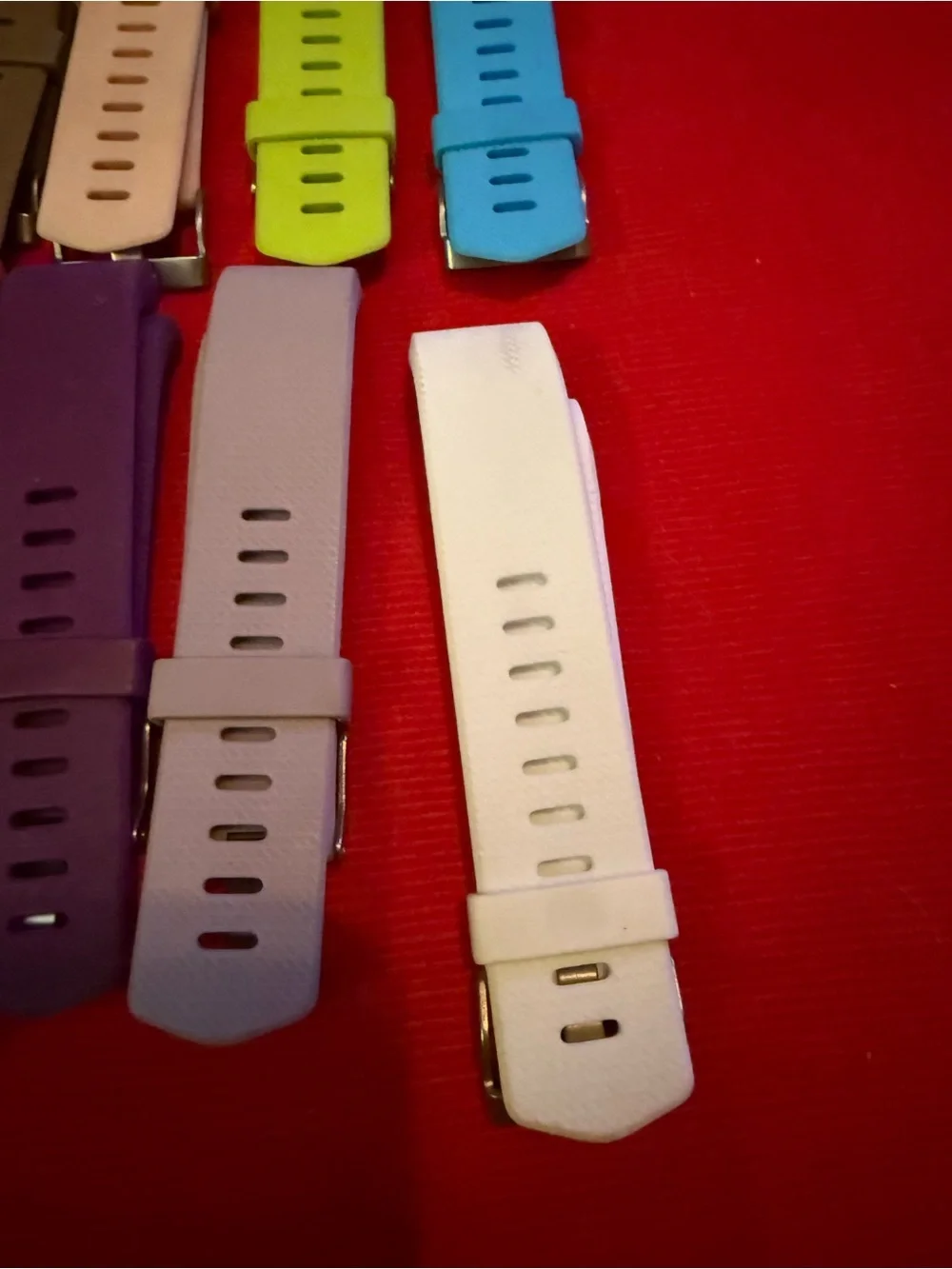 Silicone Replacement Watch Bands - Multi-Color Pack Fitbit charge 2