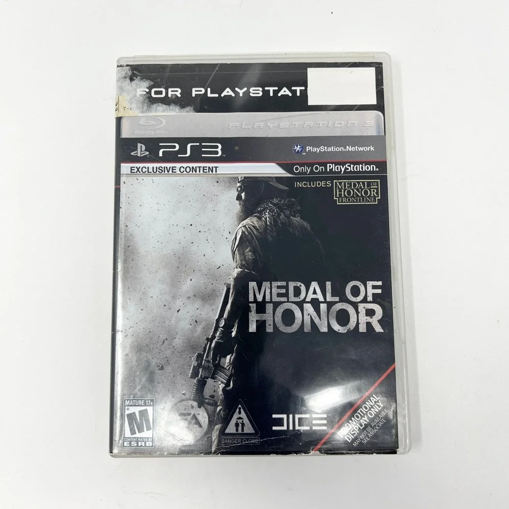 Medal of Honor Limited Edition Sony PlayStation 3 PS3 Game Frontline HD Included