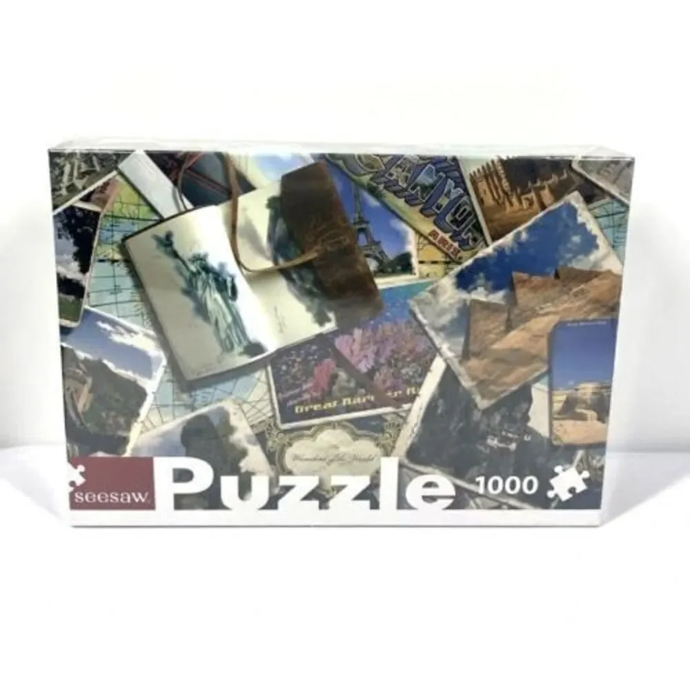 Seesaw 1000 Piece Jigsaw Puzzle WONDERS OF THE WORLD Travel New Sealed