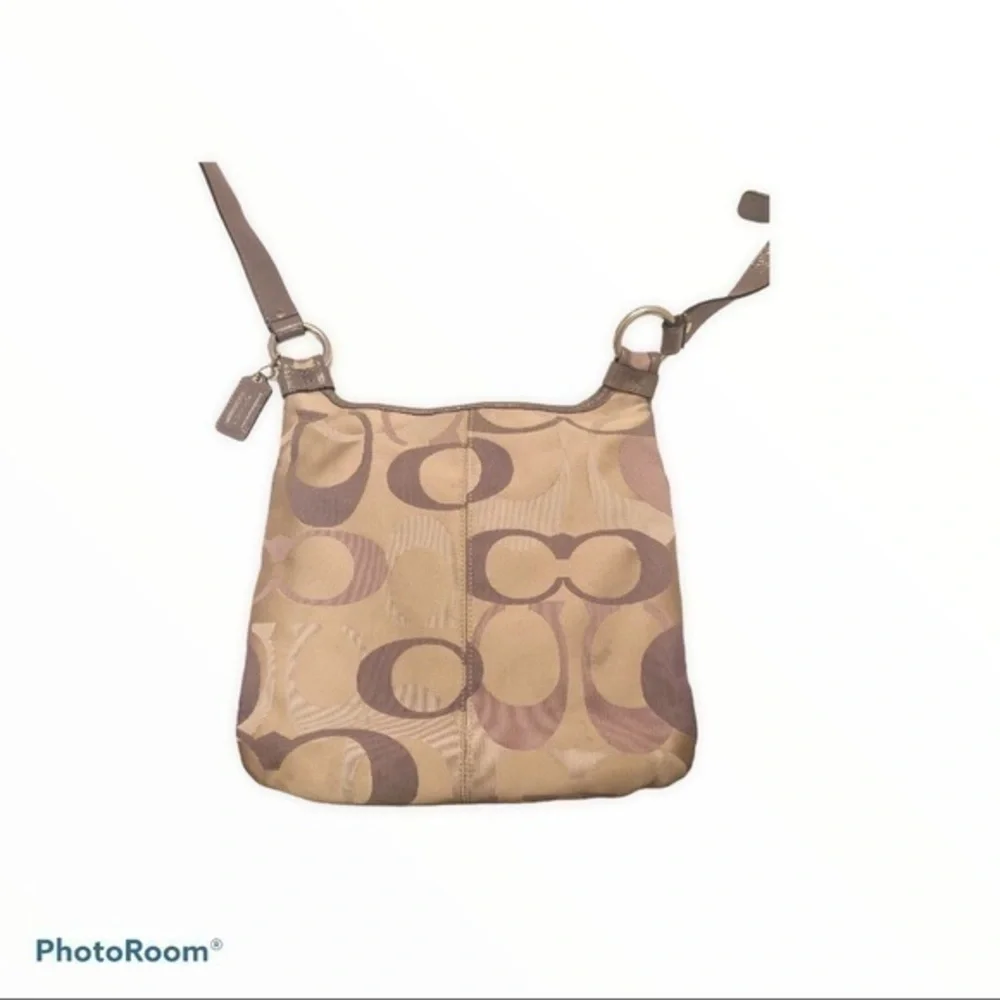 Coach optic purple hippie messenger bag