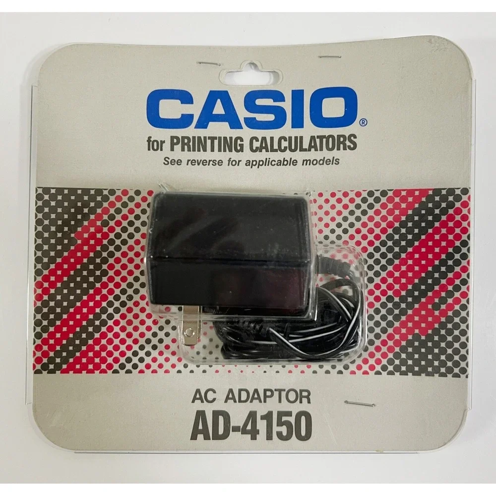 Casio Calculator Power‎ Supply AC Adapter Charger AD-4150 DC 6V 300mA