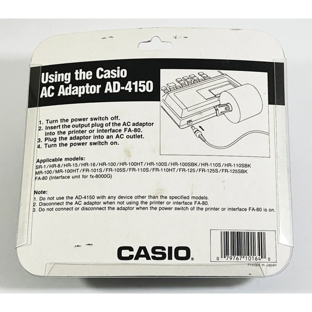 Casio product description