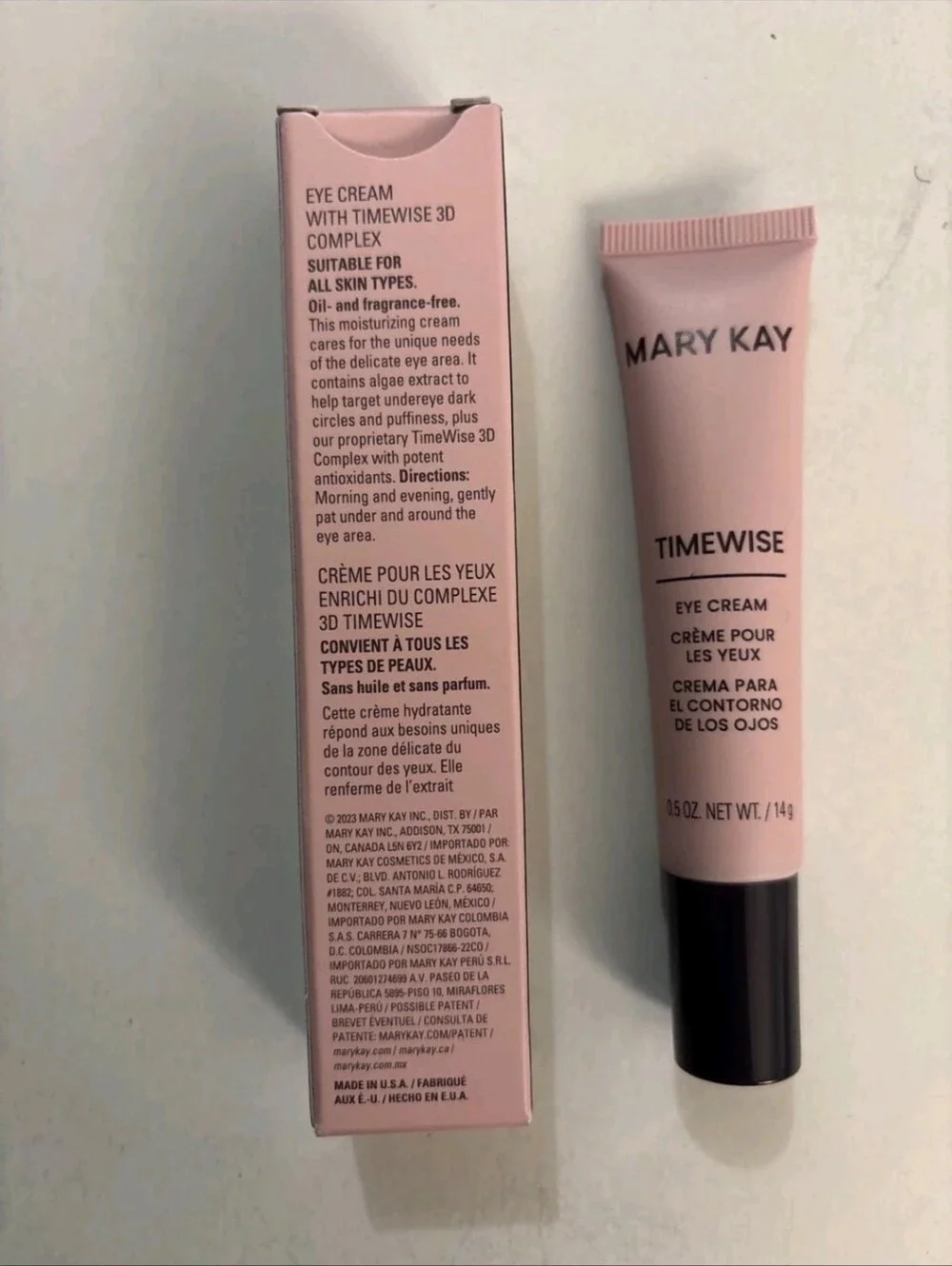 Mary Kay TimeWise Eye Cream - Soft Pink Box