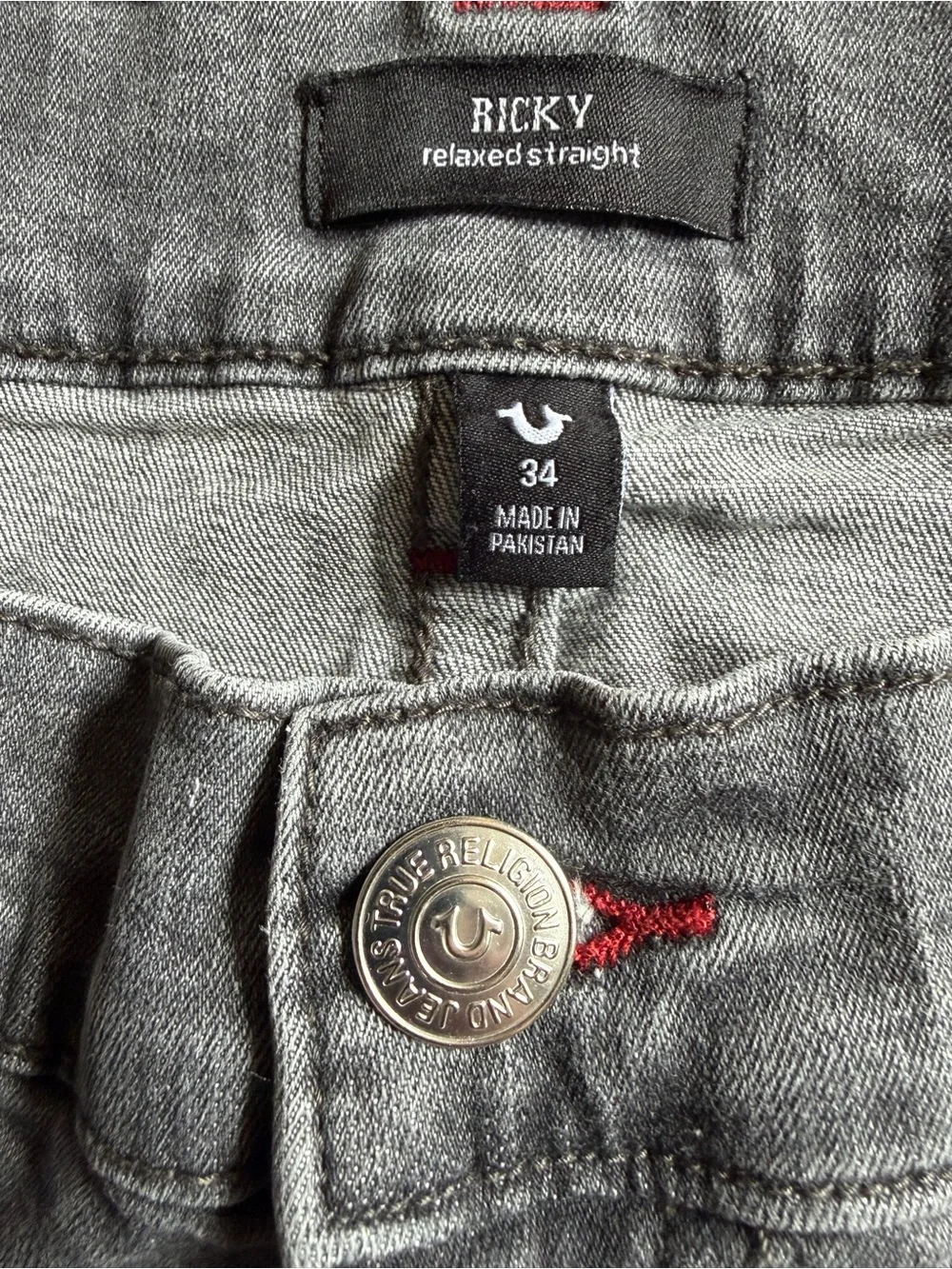 True Religion Men’s Gray Slim Jeans