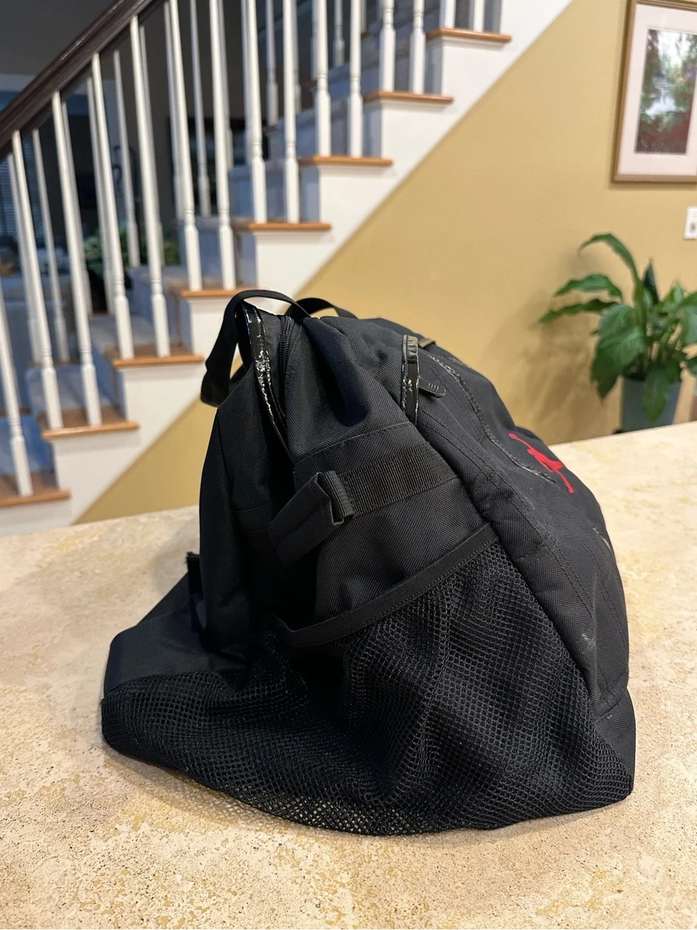 Jordan black duffle