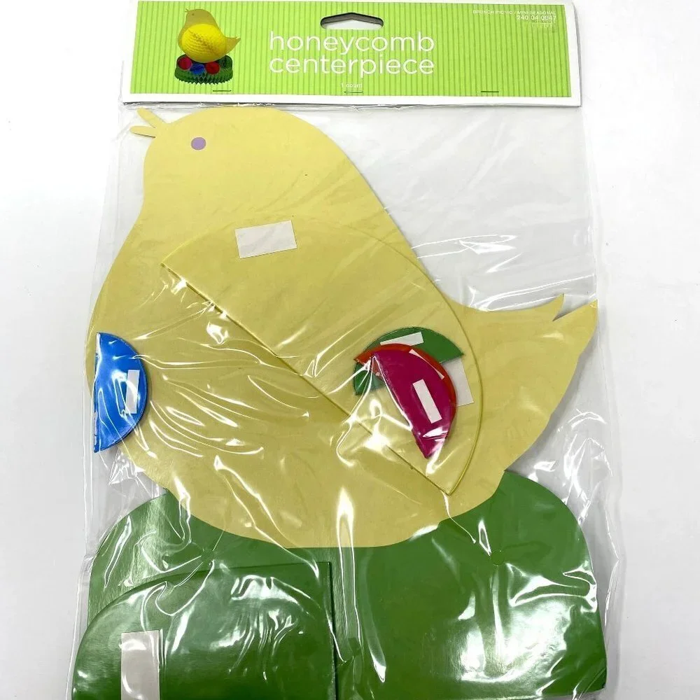 Target Yellow Chick Easter Honeycomb Centerpiece Decor