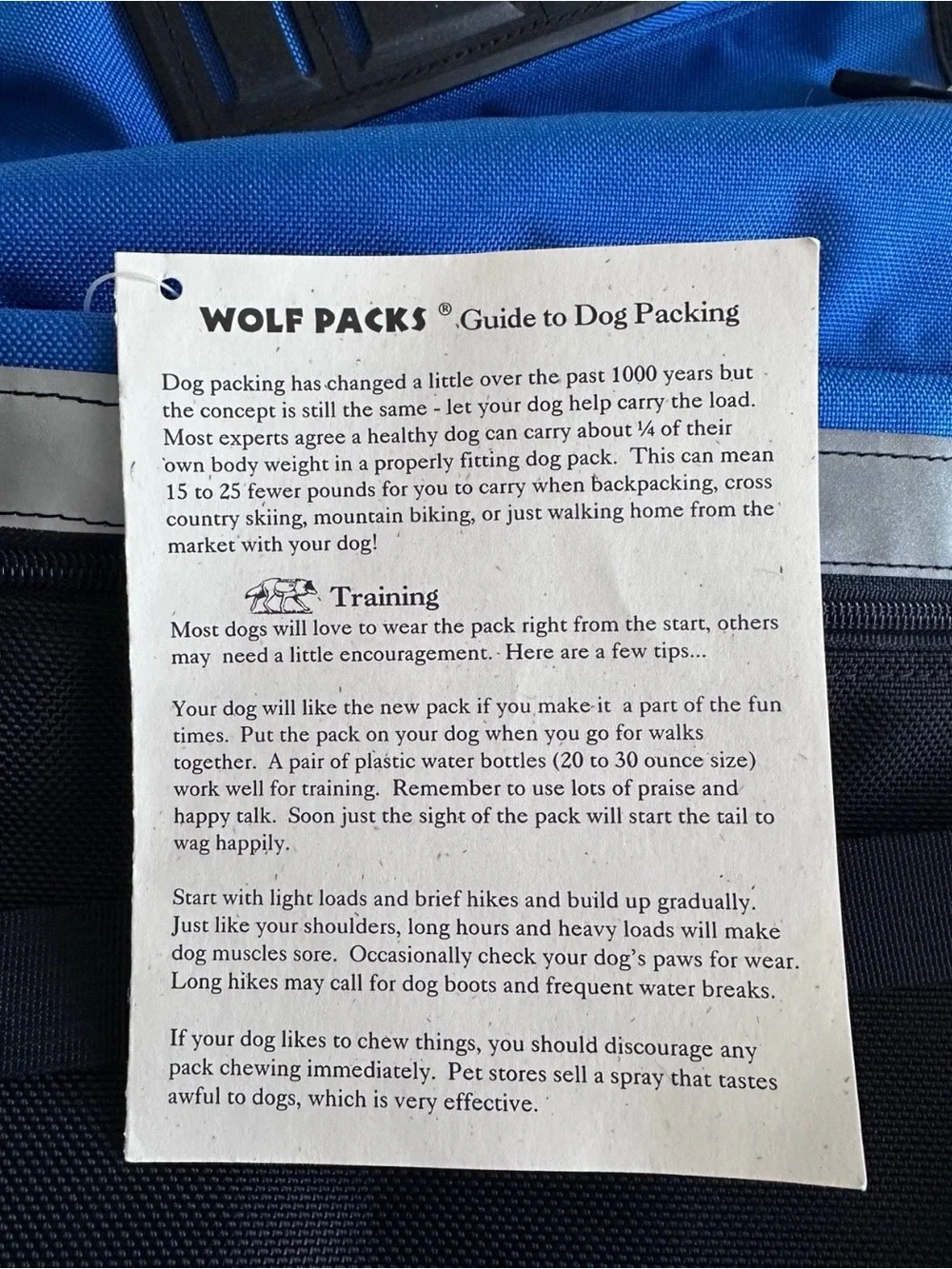 Wolf Packs banzai dog