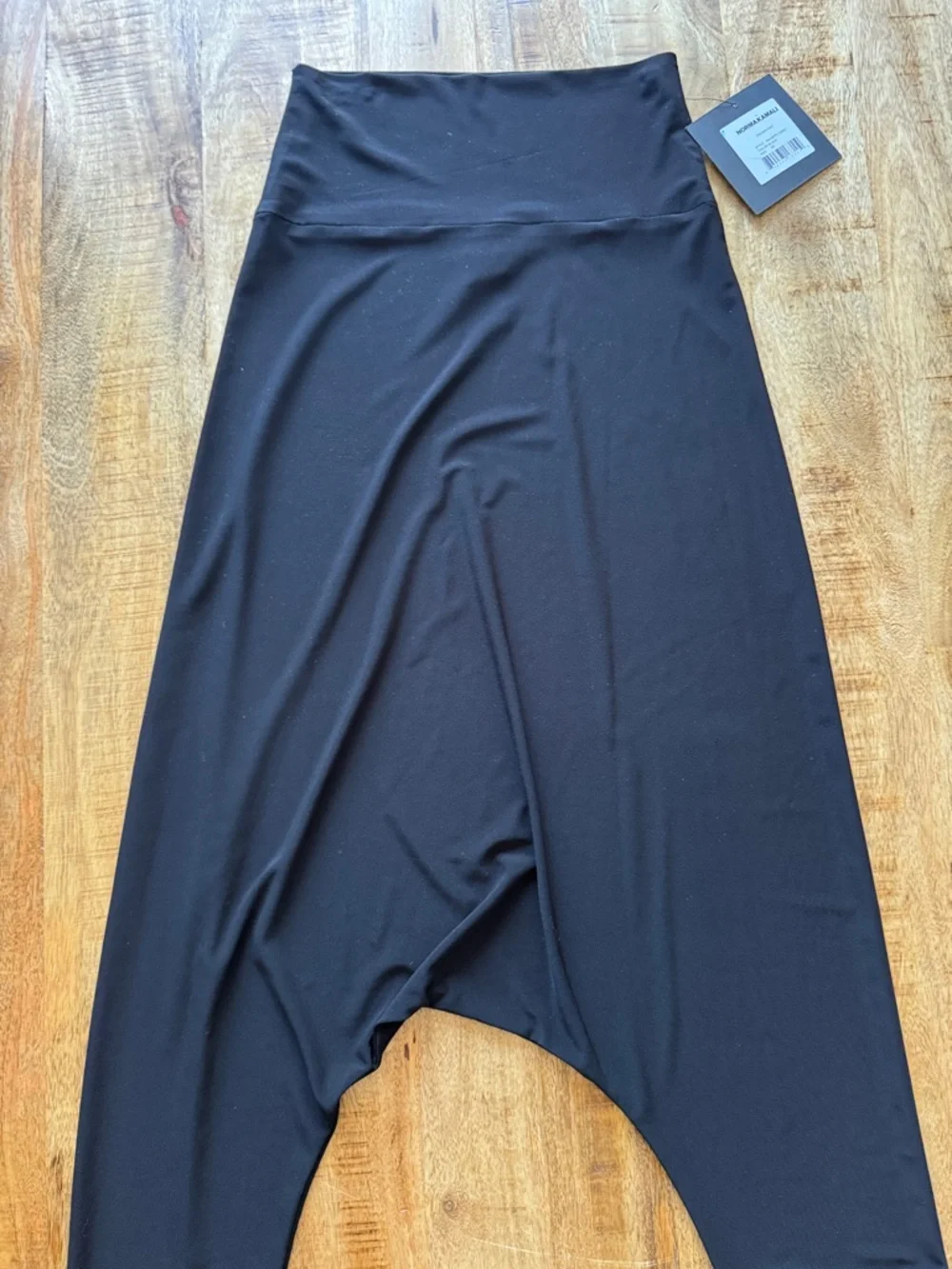 Norma Kamali streamlined black