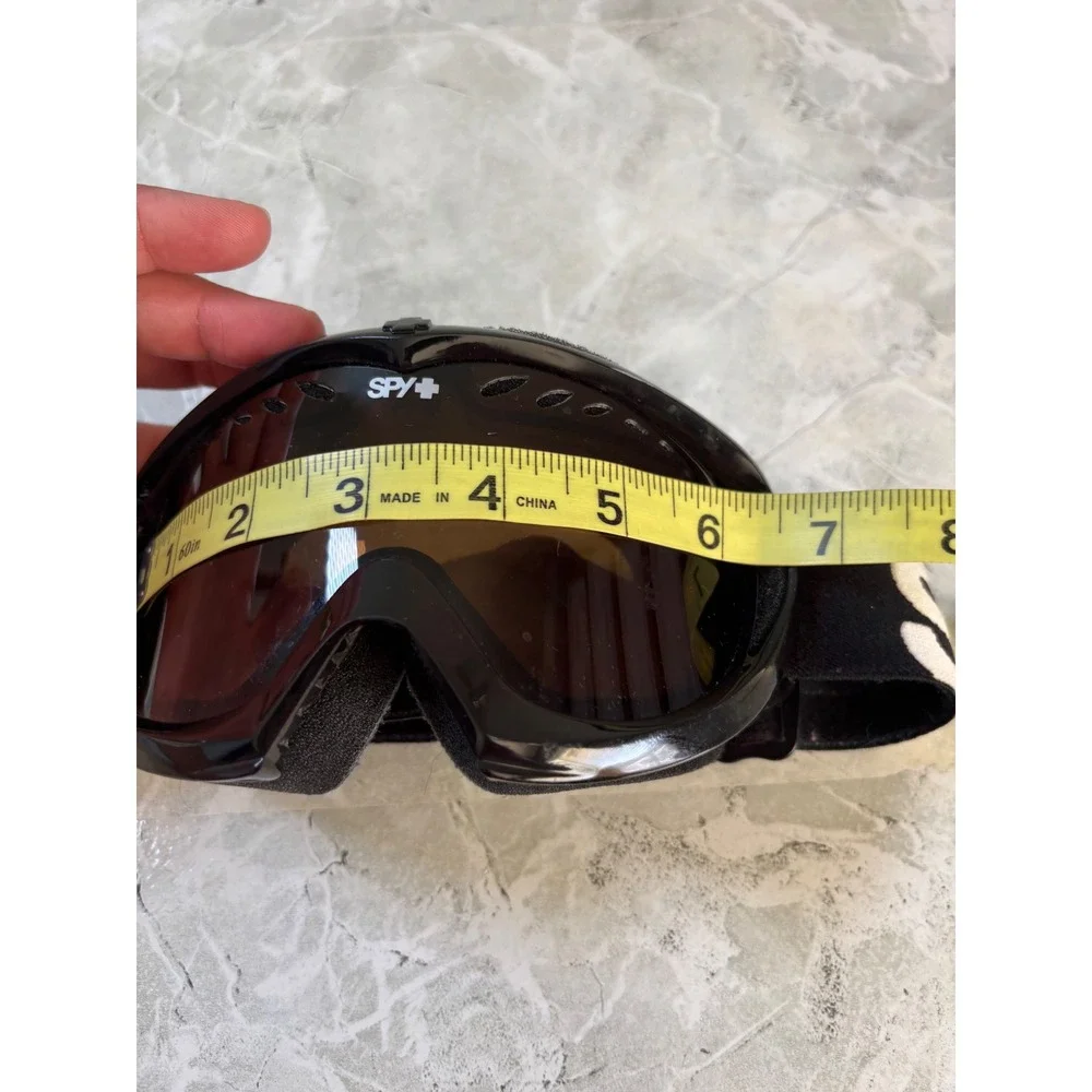 Spy Optic Snow Goggles Black White Logo Strap Tinted Lens Ski Snowboard