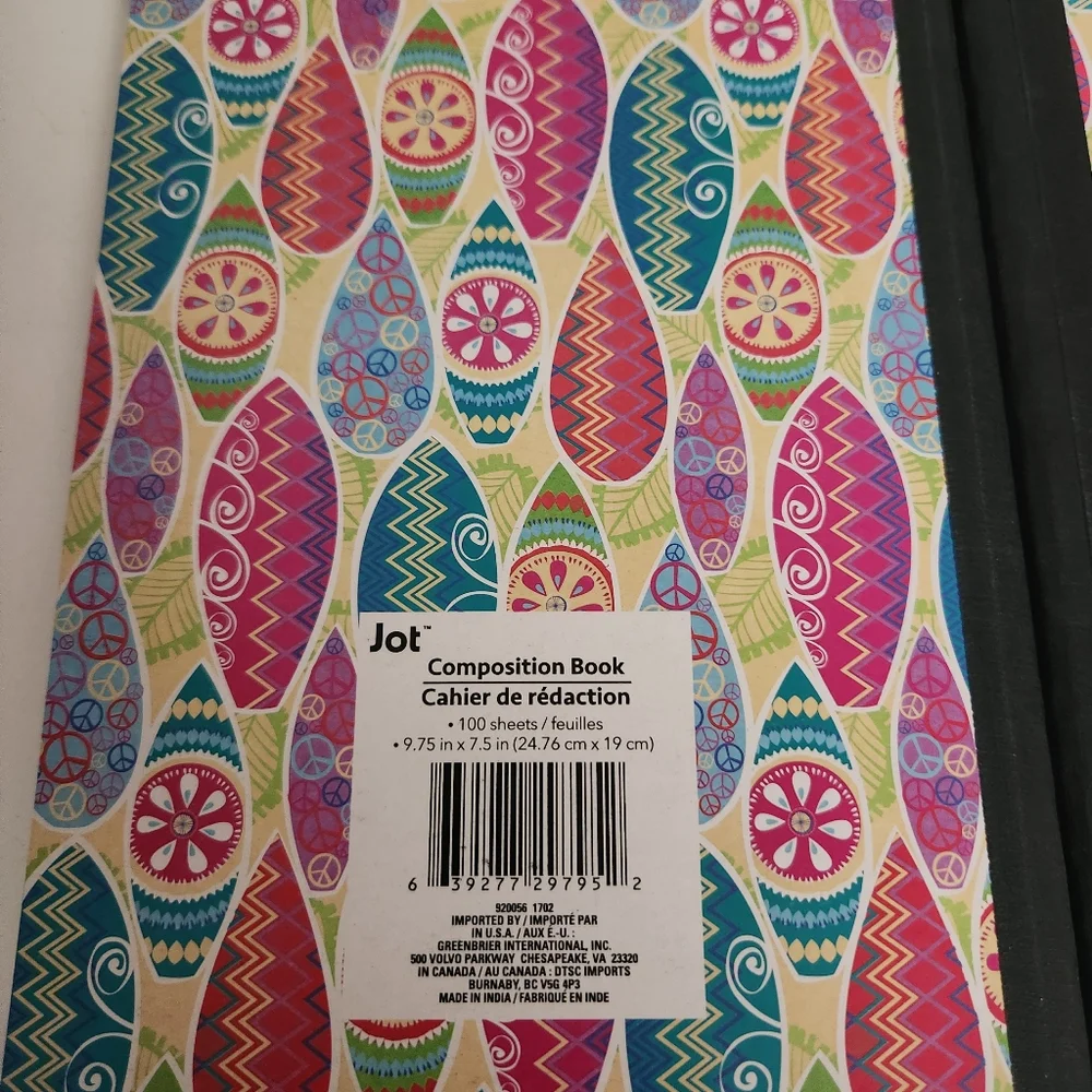 Jot lot brightlycolored