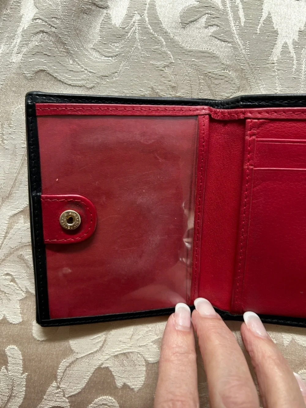 Dior wallet buttery authentic