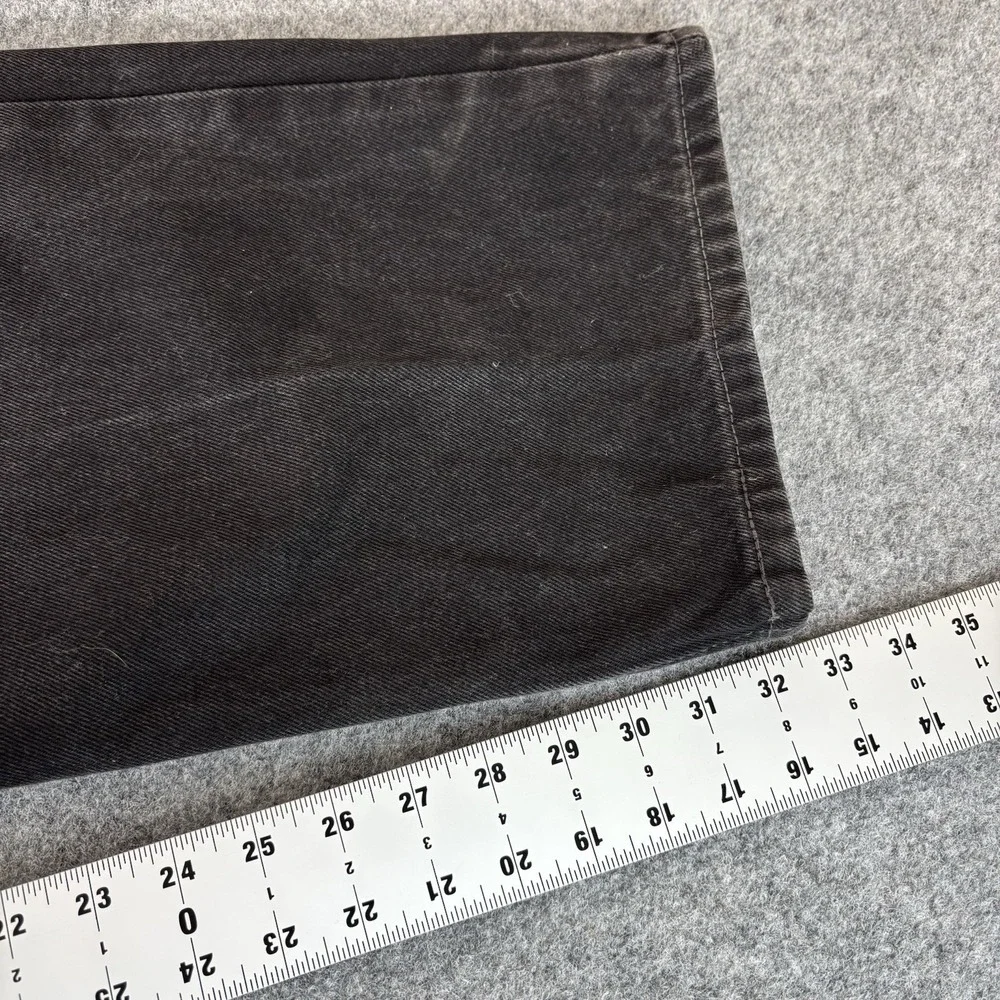 Levi's Jeans Men's 48x34 (44x33) Straight Leg‎ Black Denim Baggy Streetwear