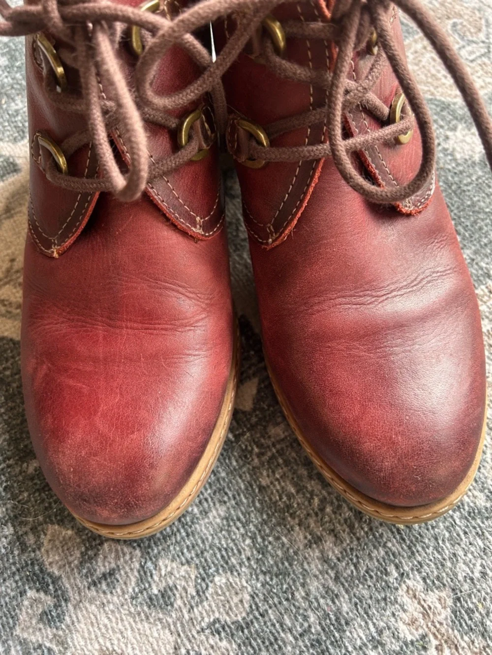 Pikolinos Zaragoza women's ankle boots red mahogany Size 38